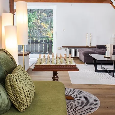 Blackncozy - Grosszuegiges Designappartement Mit Boxspringbetten Und Heimkino Διαμέρισμα